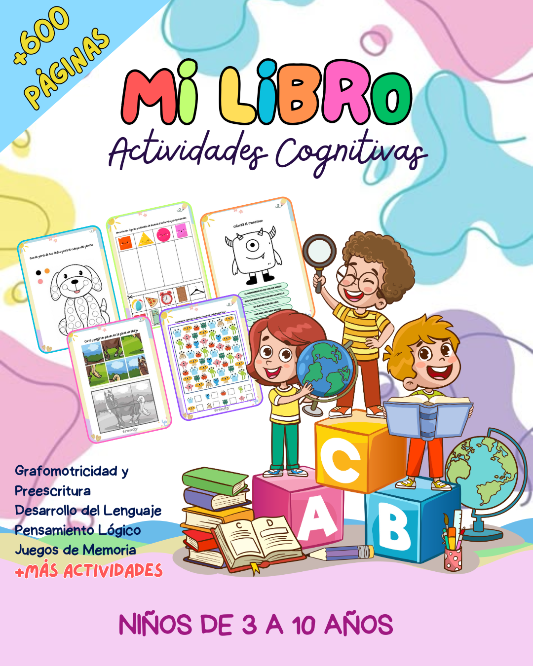 Desafíos y Juegos de Estimulación para Niños en Etapa Prescolar y Escolar (3 a 10 años)