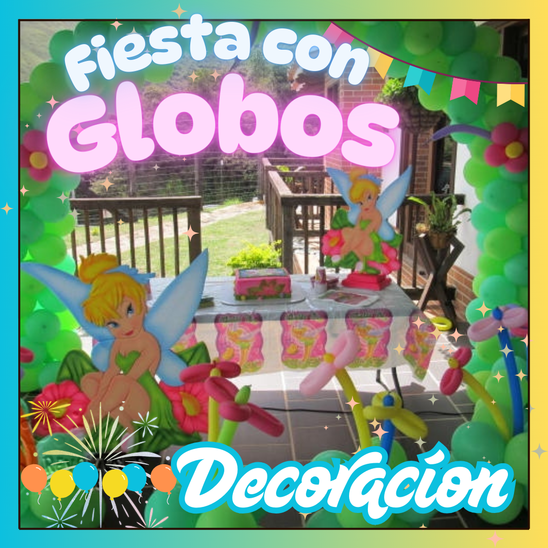 DECORACION DE FIESTAS CON GLOBOS