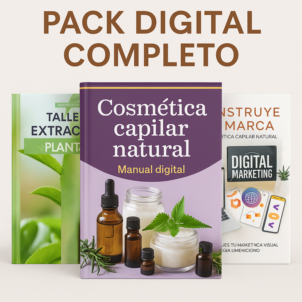 Cosmética Capilar Natural – Aprende, Crea y Emprende desde Casa