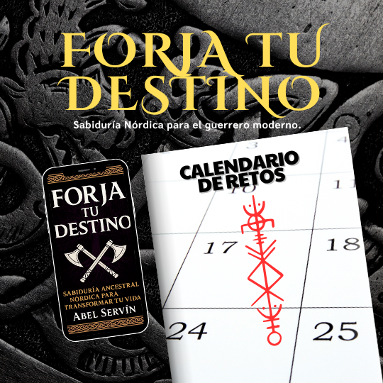 Pack Libro Forja tu destino más Calendario vikingo de retos