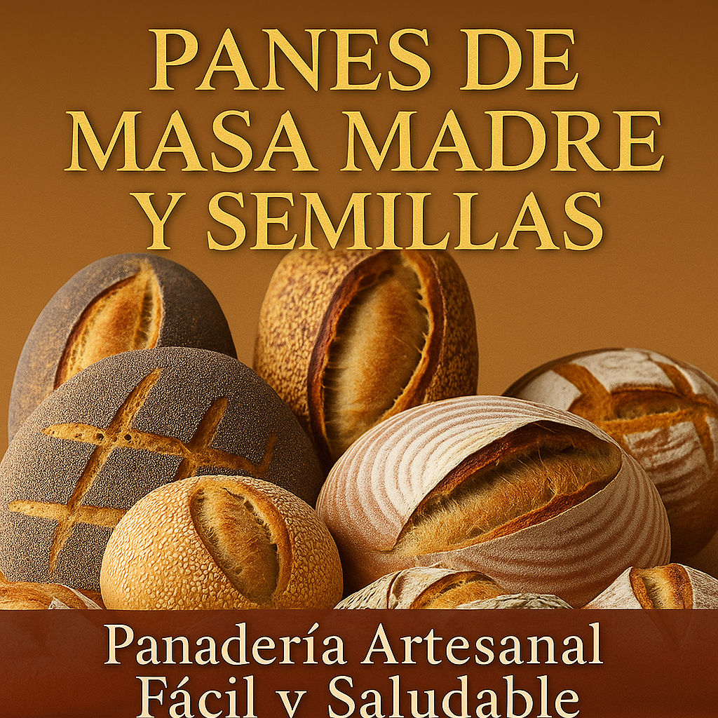 Panes de Masa Madre y Semillas: Panadería Artesanal Fácil y Saludable
