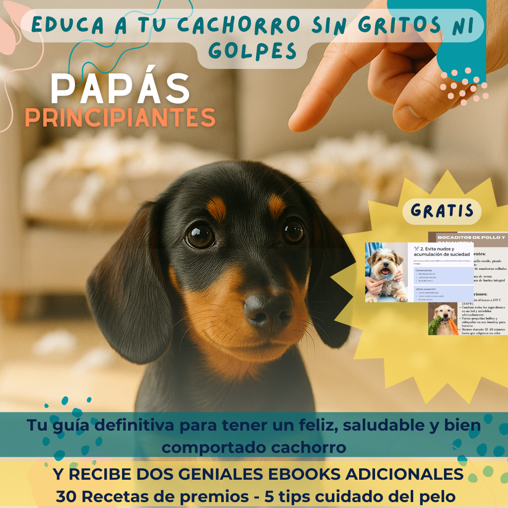 Educa a tu Cachorro sin Gritos ni Golpes - para papás inexpertos.