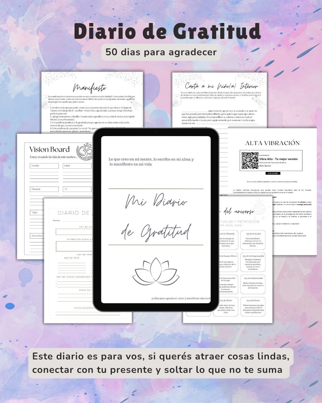 Diario de Gratitud- 50 Dias