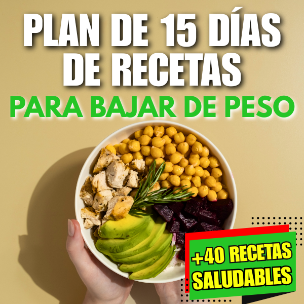 RECETAS SALUDABLES PARA BAJAR DE PESO.