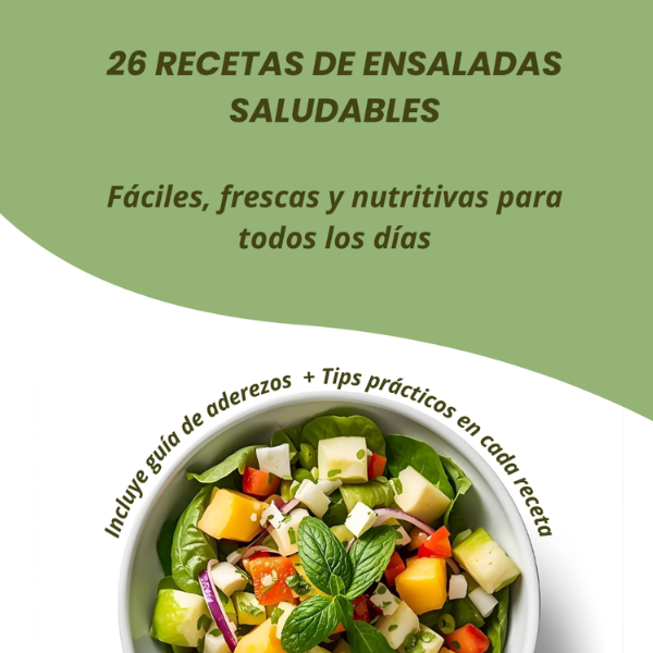 26 RECETAS DE ENSALADAS SALUDABLES