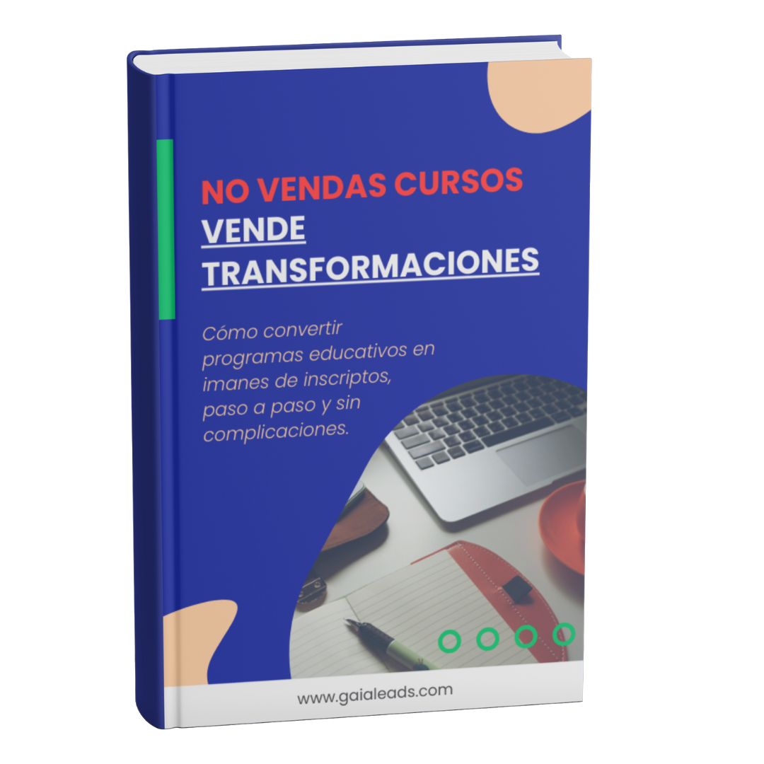 No Vendas Cursos, Vende Transformaciones