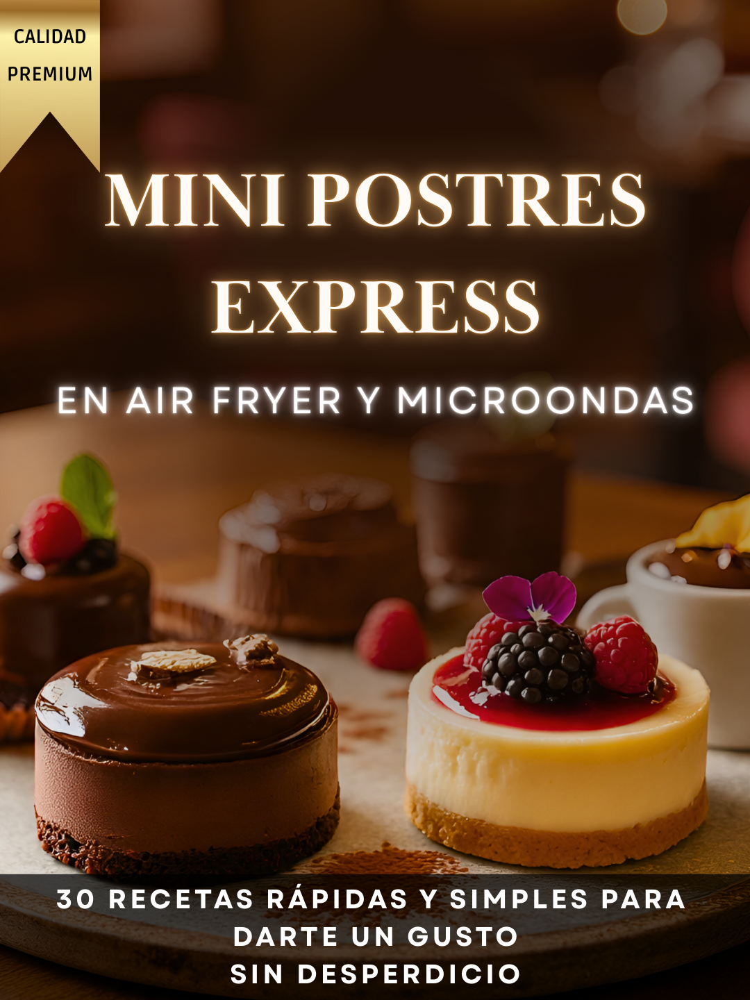 Mini Postres Express: en Air Fryer y Microondas