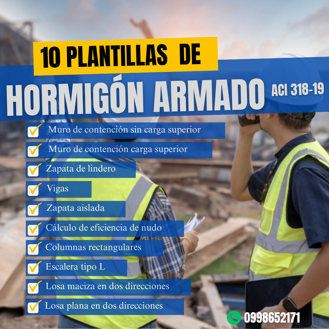 10 Plantillas de Hormigón Armado ACI 318-19