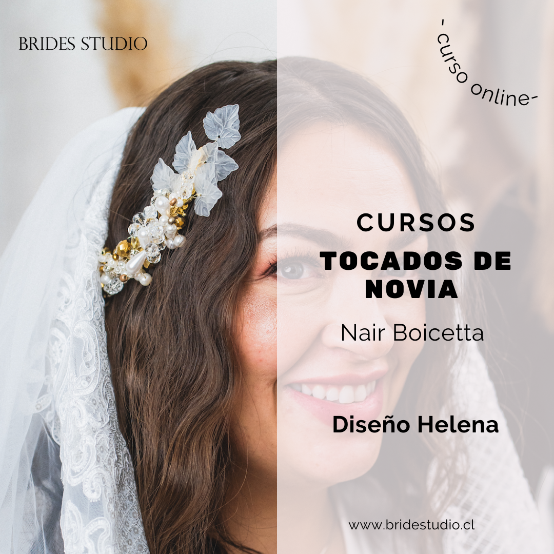 Curso de tocados para novia - Diseño Helena