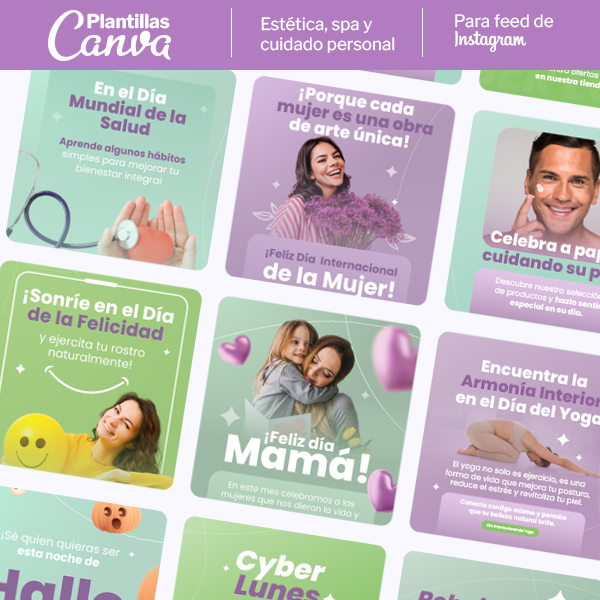 12 Meses de Contenido: Plantillas para Impulsar tu Marca en cada festividad