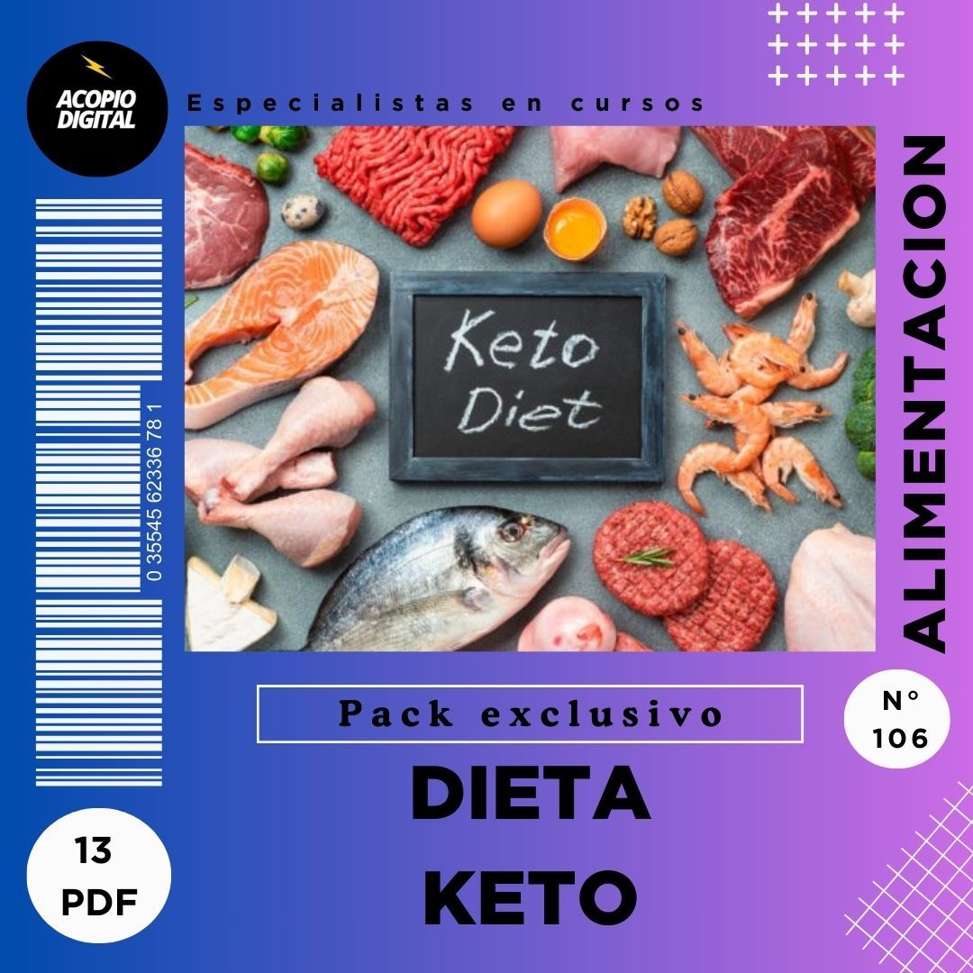 Curso de Dieta Keto en PDF | 13 ebooks en PDF