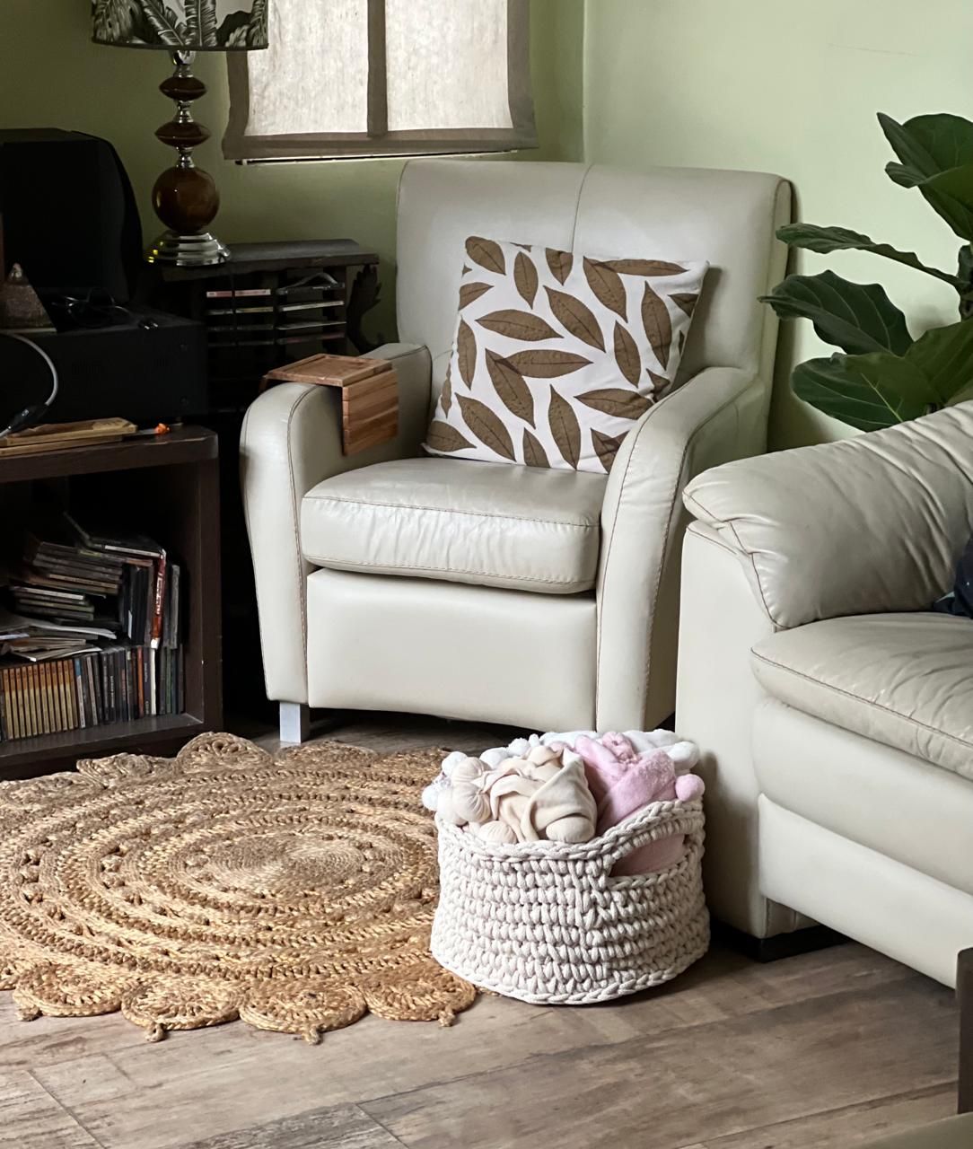 Cesto Nórdico XL Tejido a Crochet