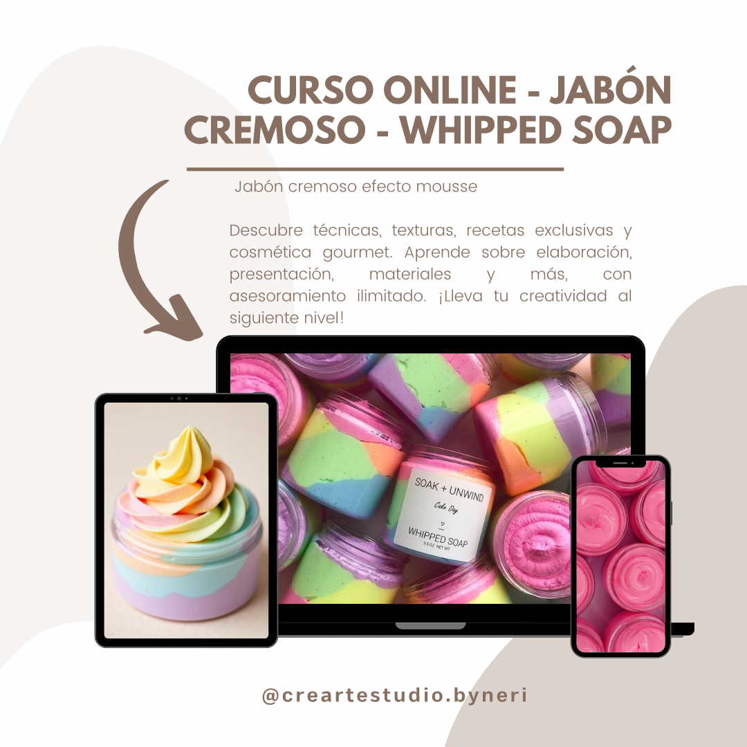 JABÓN CREMOSO MOUSSE - COSMÉTICA GOURMET