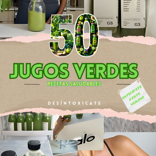 50 Jugos Verdes | Adelgaza y Revitaliza tu sistema inmune |