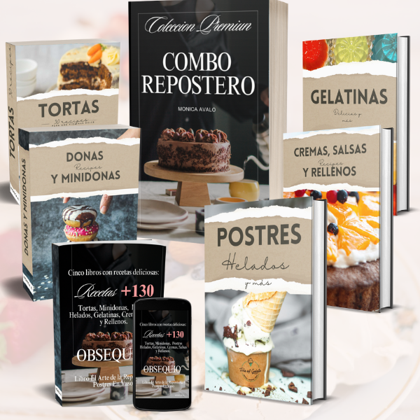 COMBO REPOSTERO + 130 Recetas para emprender