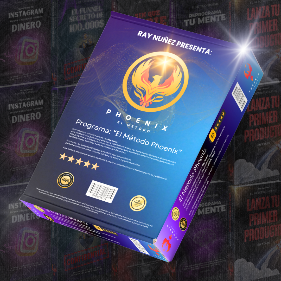 El Método Phoenix - Construye una nueva fuente de ingresos automatizada - Curso de Marketing digital y productos digitales.