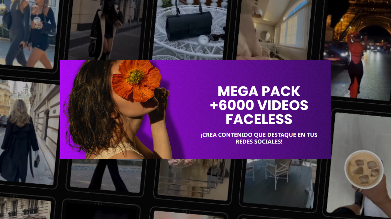 PACK DE VIDEOS FACELESS MRR/PLR