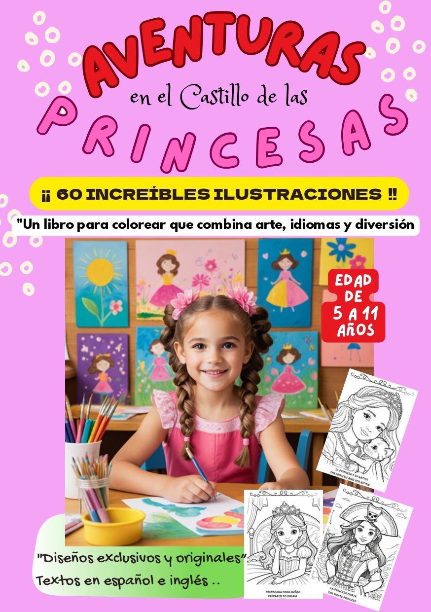 Libro para colorear princesas