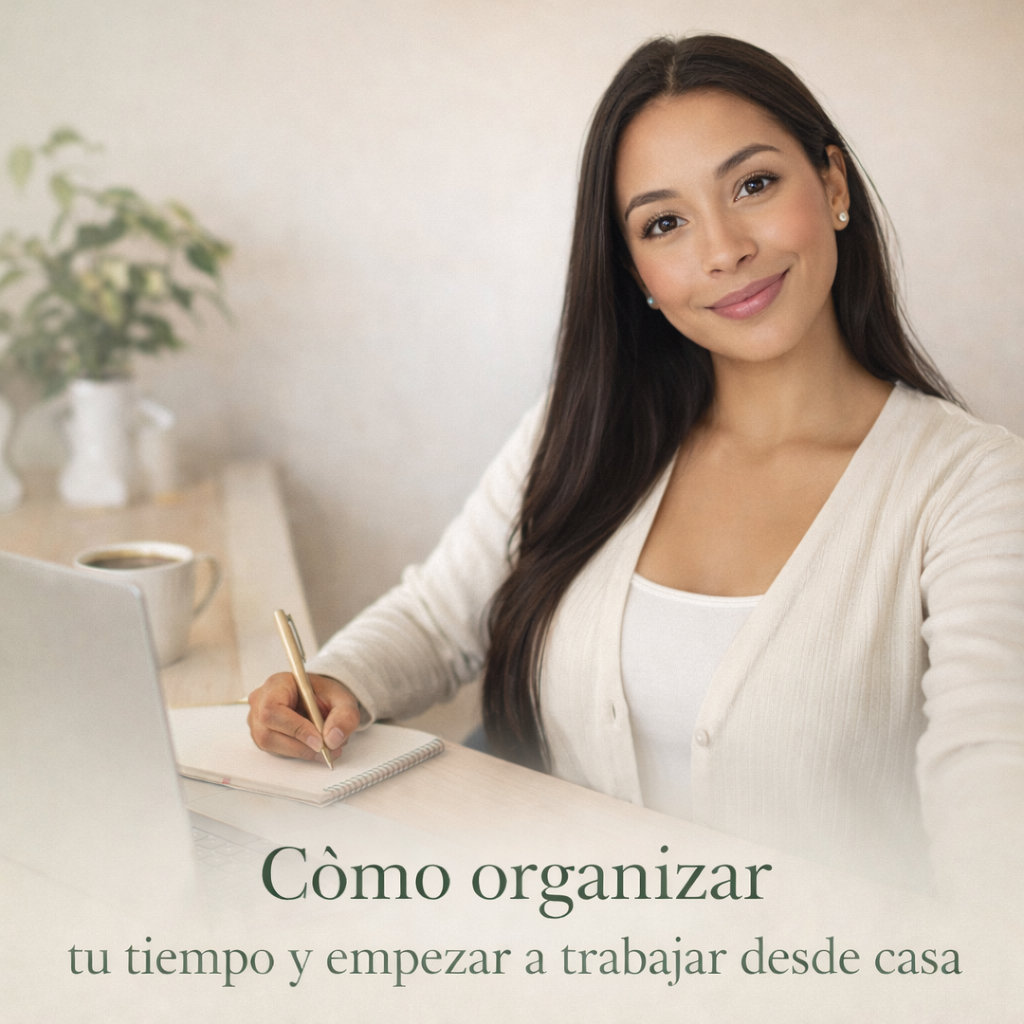 Guía práctica para organizar tu tiempo y trabajar desde casa