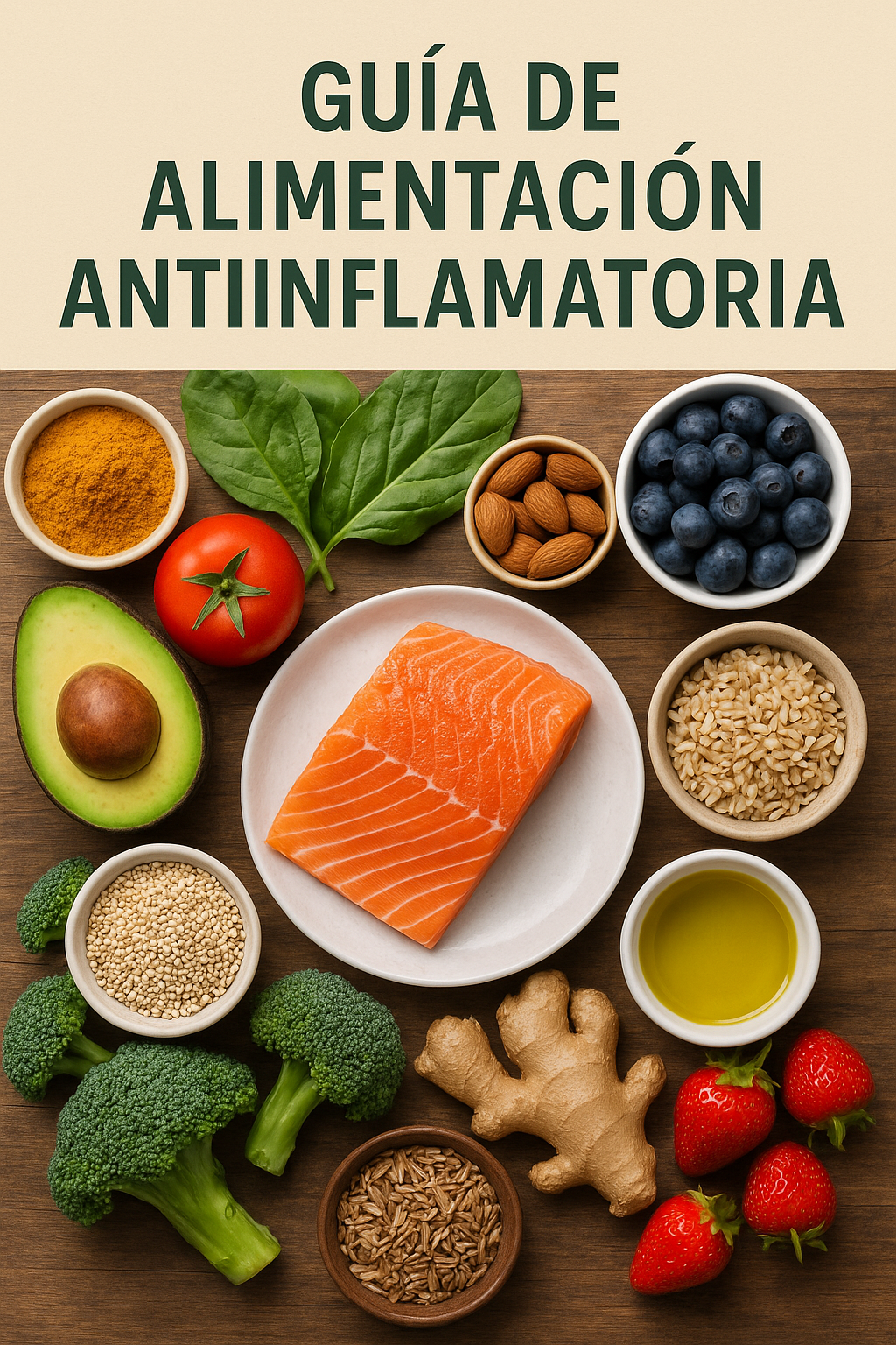 Alimentación antiinflamatoria. Menú de 7 días