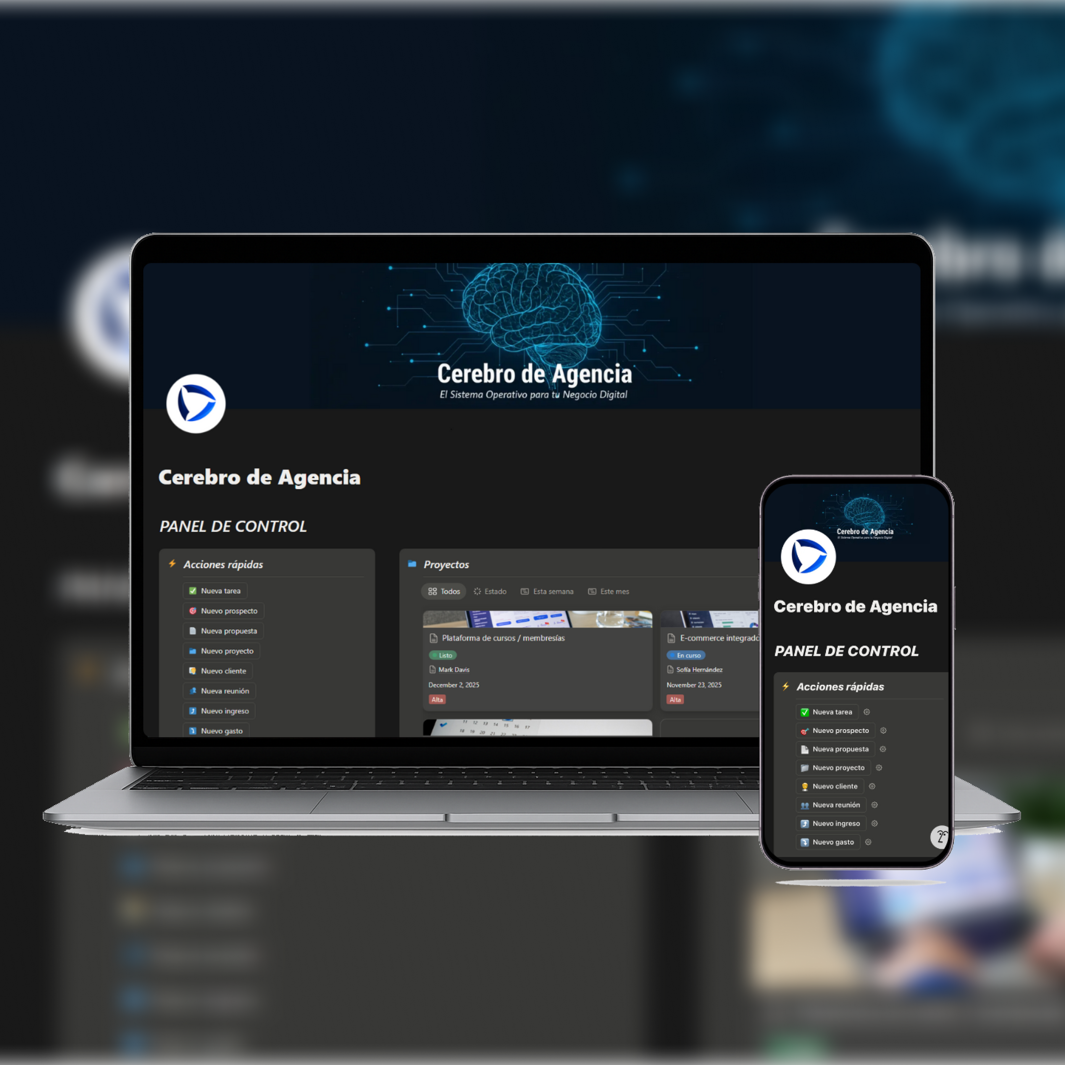 Cerebro de Agencia – Sistema Operativo para Agencias Digitales