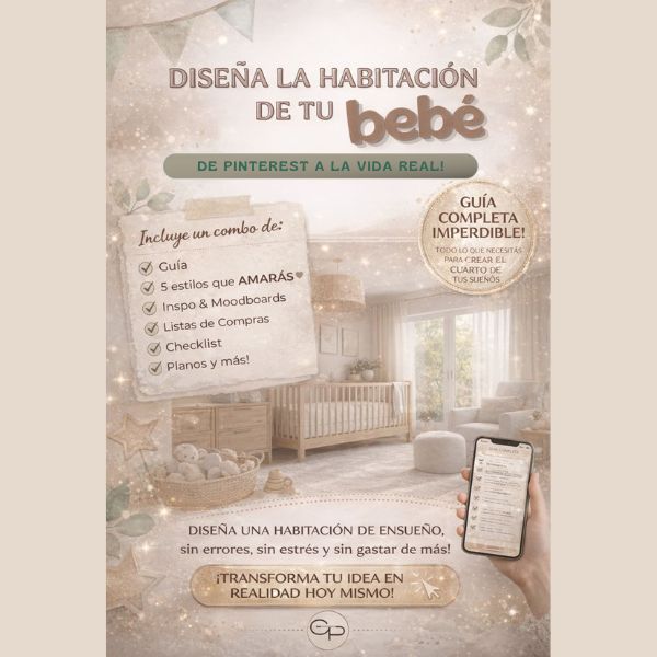 Guía práctica para diseñar el dormitorio de tu bebé