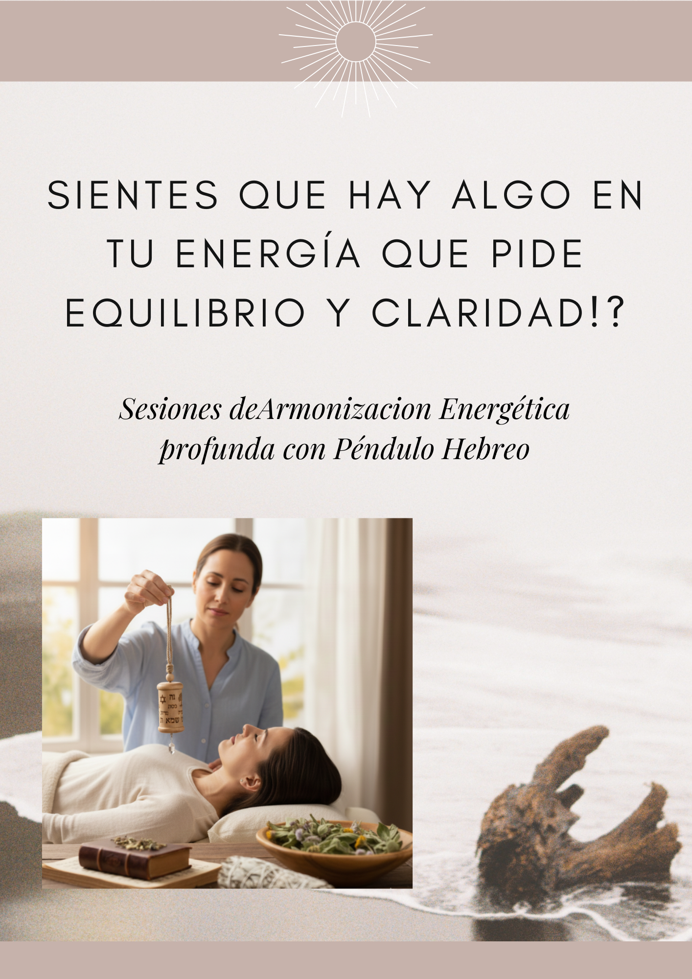 Sesiones de Armonización Energética con péndulo Hebreo
