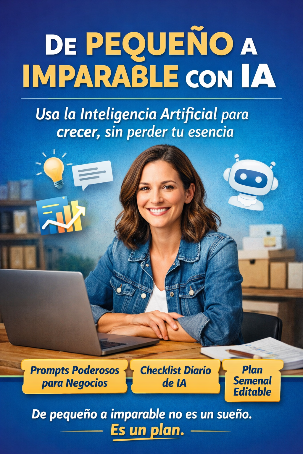 De pequeño a Imparable .IA práctica para hacer crecer tu negocio.