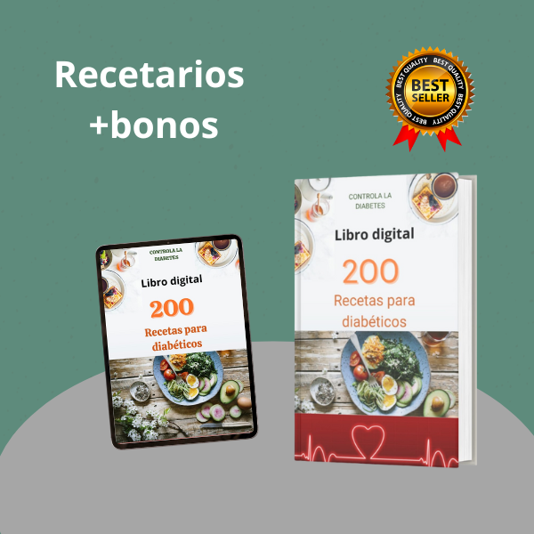 + 200 Recetas para diabéticos + Bonos Exclusivos