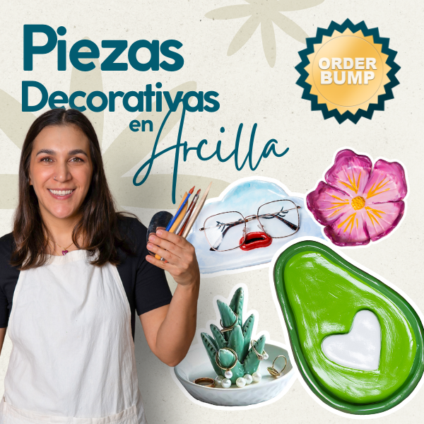Piezas Decorativas en Arcilla Fría