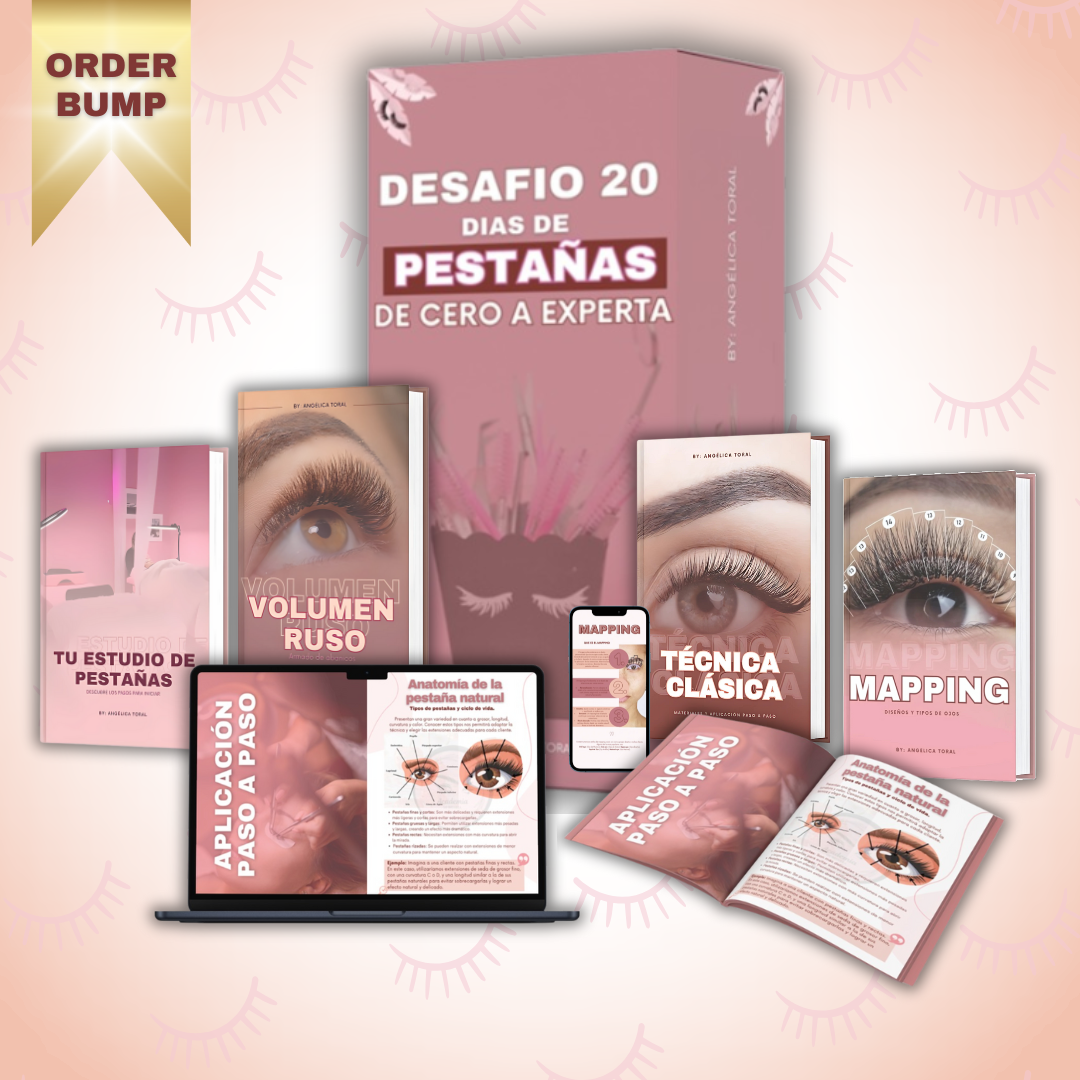 Mega pack ''Pestañas de cero a experta''