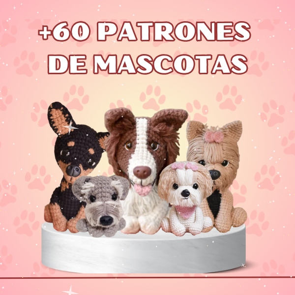 Ebook de +60 PATRONES MASCOTAS