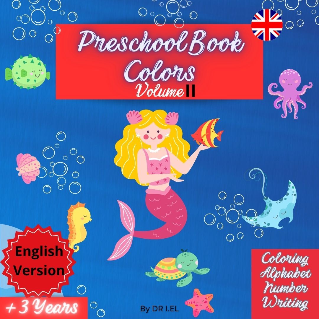 Preschool WorkBook Colors (Volume 2) English Version