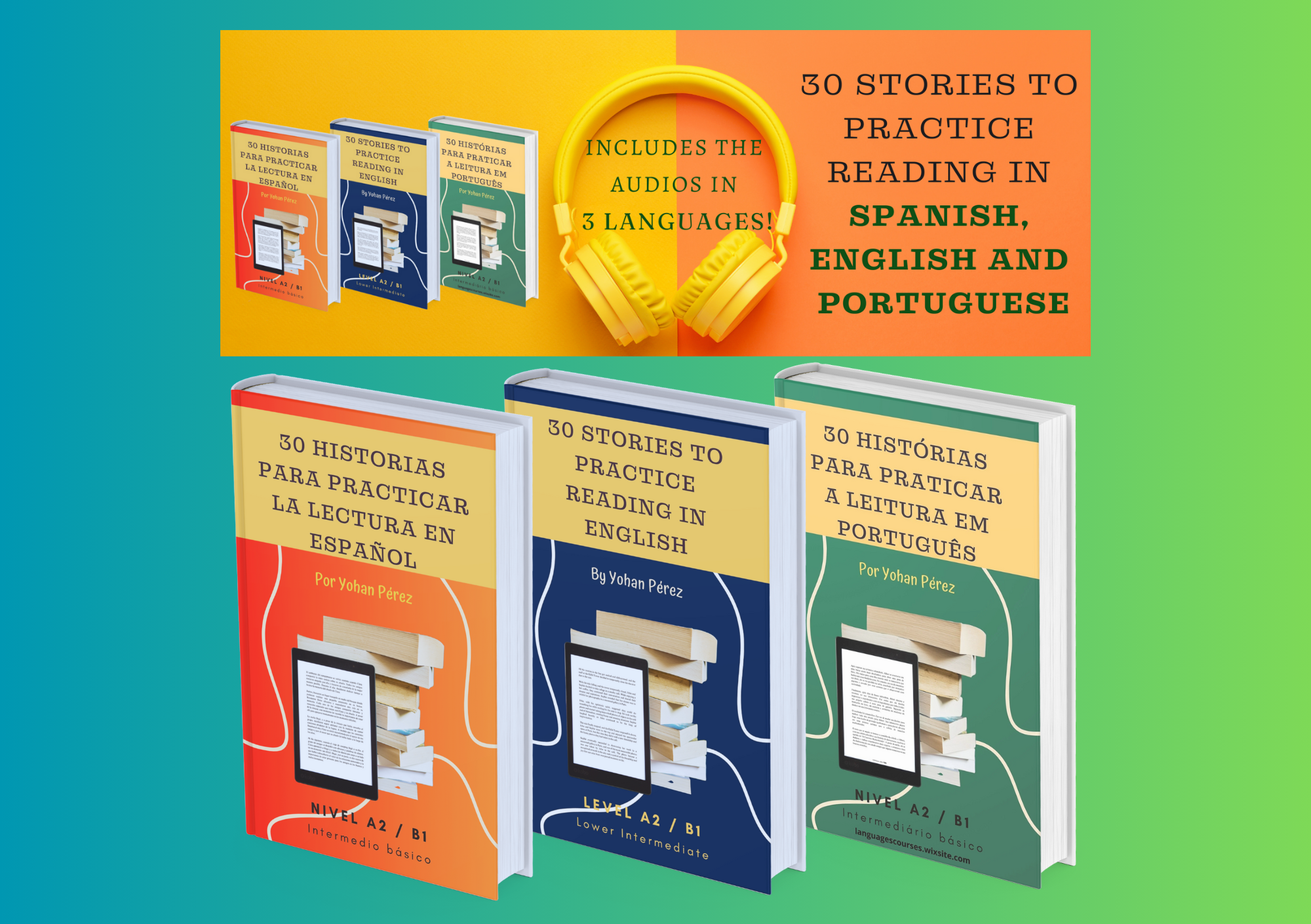 30 STORIES TO PRACTICE READING IN ENGLISH, SPANISH AND PORTUGUESE