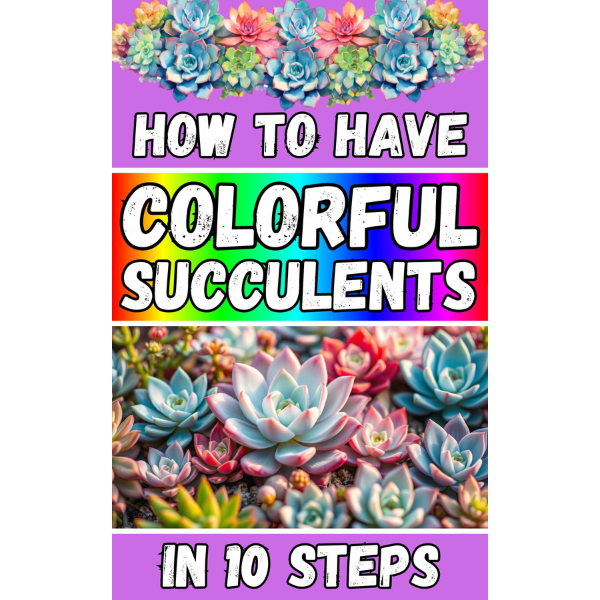 How To Have Colorful Succulents In 10 Steps