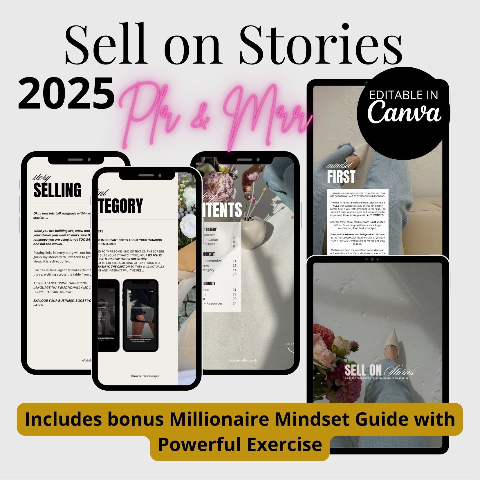 Sell on Instagram Stories: Proven Strategies to Convert Followers into Customers MRR/PLR
