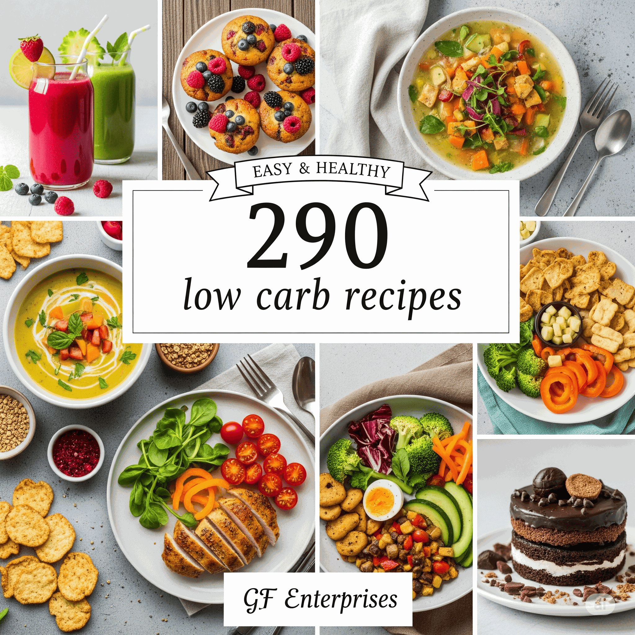 290 Low Carb Recipes