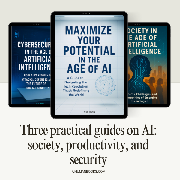The AI Collection – 3 Practical Guides (Society, Productivity and Security)