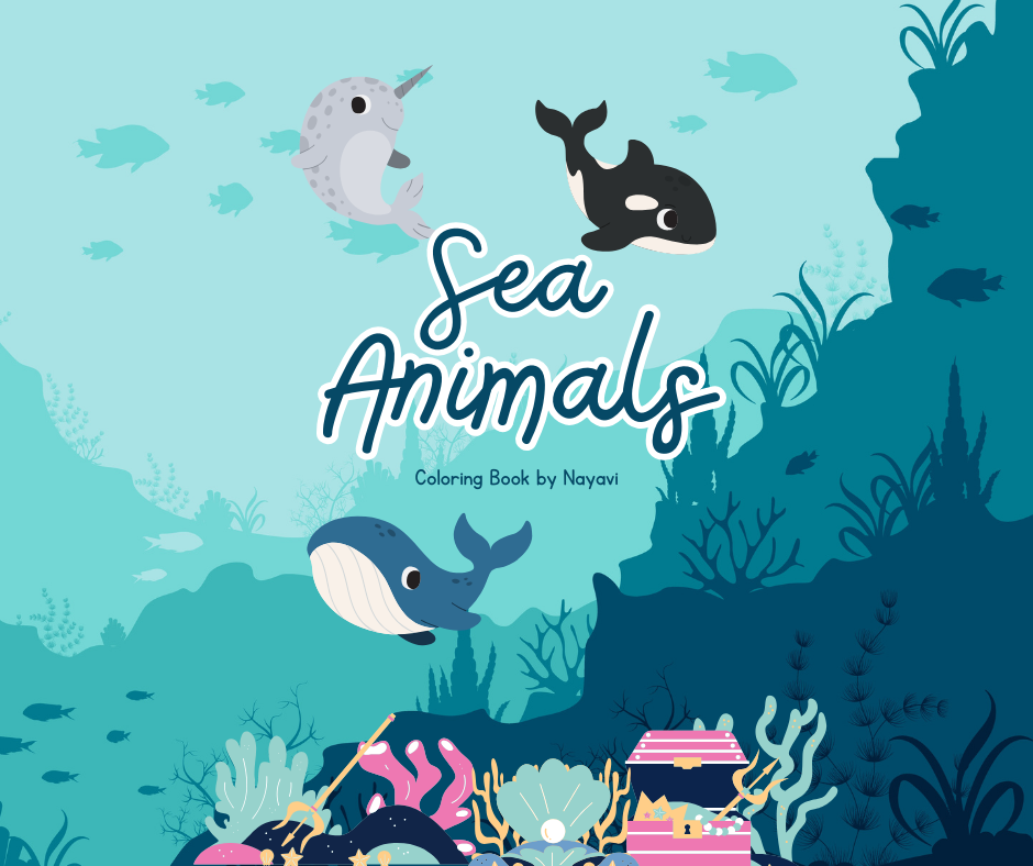 Sea Animals - Coloring Book