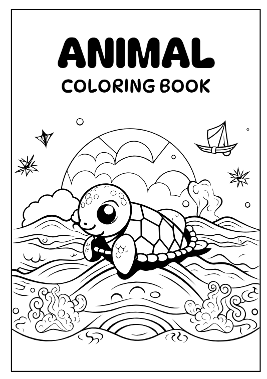 Animal coloring book