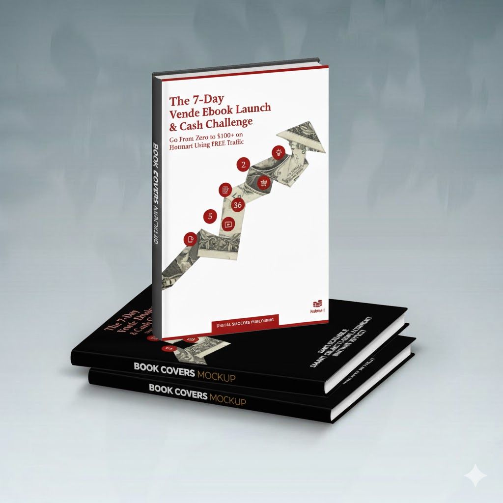 The 7-Day eBook Launch & Cash Challenge: Go From Zero to $100+ on Hotmart Using FREE Traffic