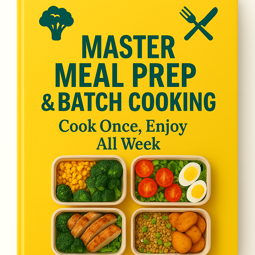 ????????Cook Once, Eat All Week! ???? The Ultimate Meal Prep & Batch Cooking Method to Free Up Your Time, Transform Your Body, and Save Money