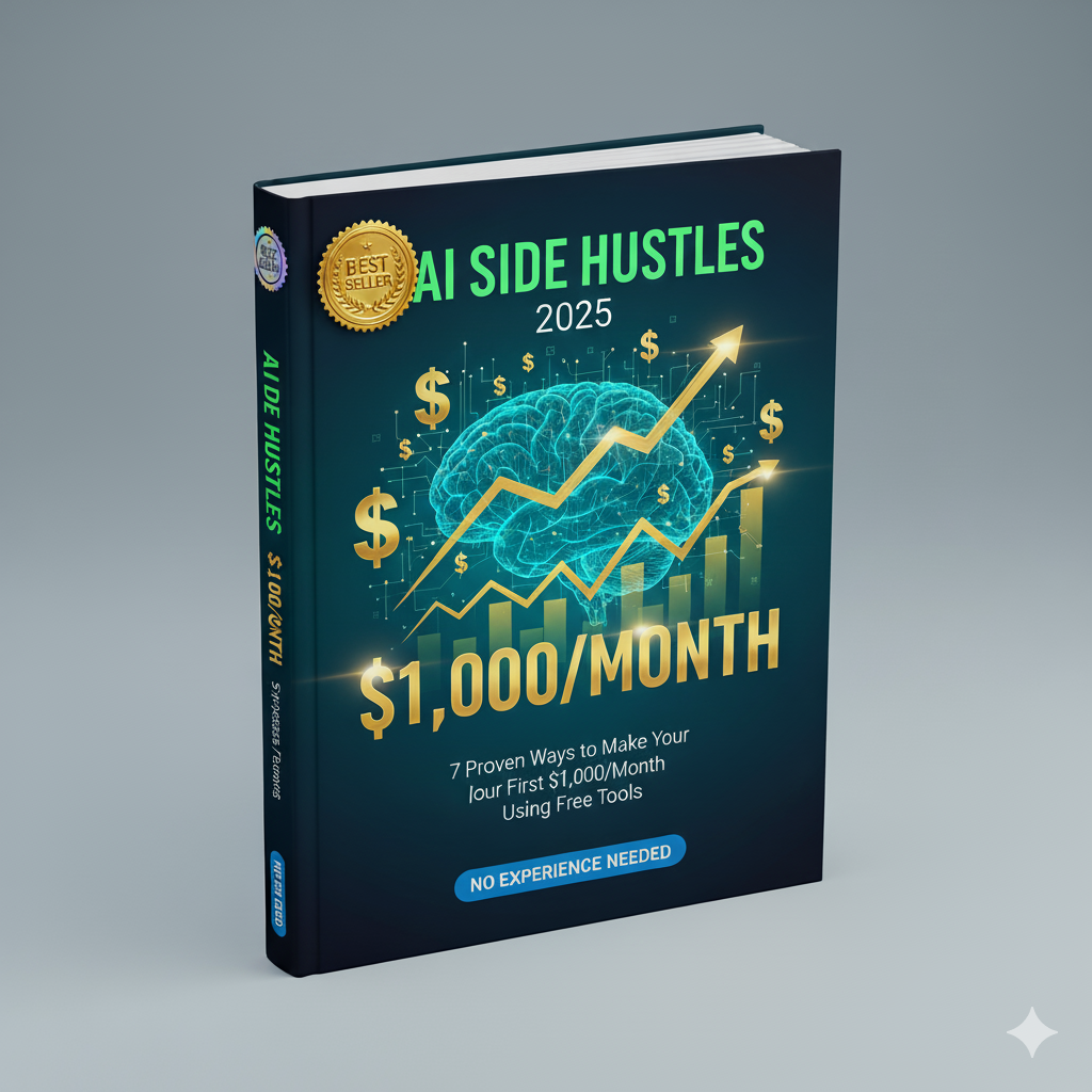 AI Side Hustles 2025: 7 Proven Ways to Make Your First $1,000/Month Using Free Tools