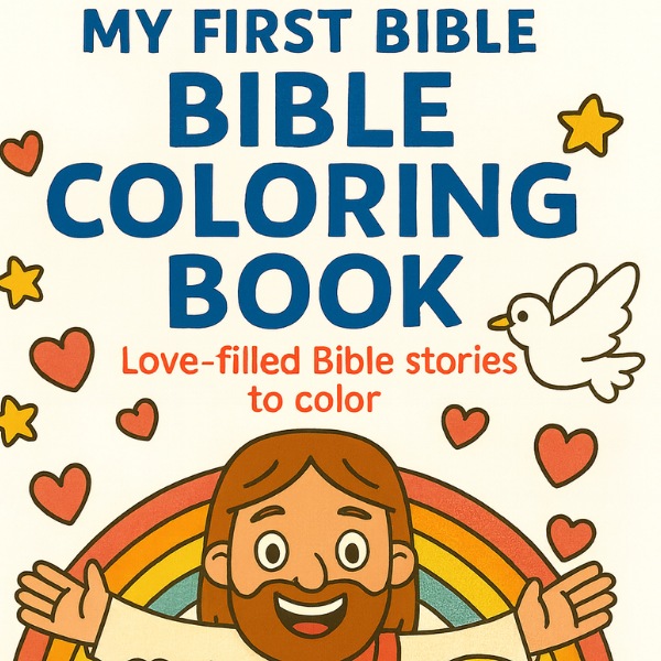 My First Bible Coloring Book. Bible stories full of love to color