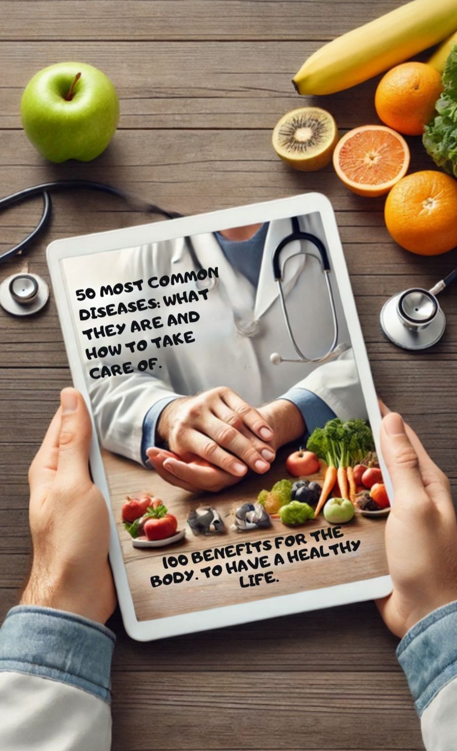 HEALTHY LIVING, 50 DISEASES EXPLAINED AND 100 BENEFITS FOR THE BODY