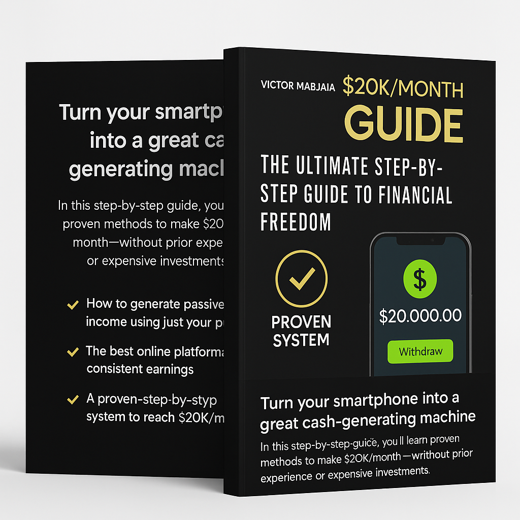 The Smartphone Millionaire Shortcut: Turn Your Phone Into a $20K/Month ATM (Beginner-Friendly System) ⭐Premium Package (Hot????)