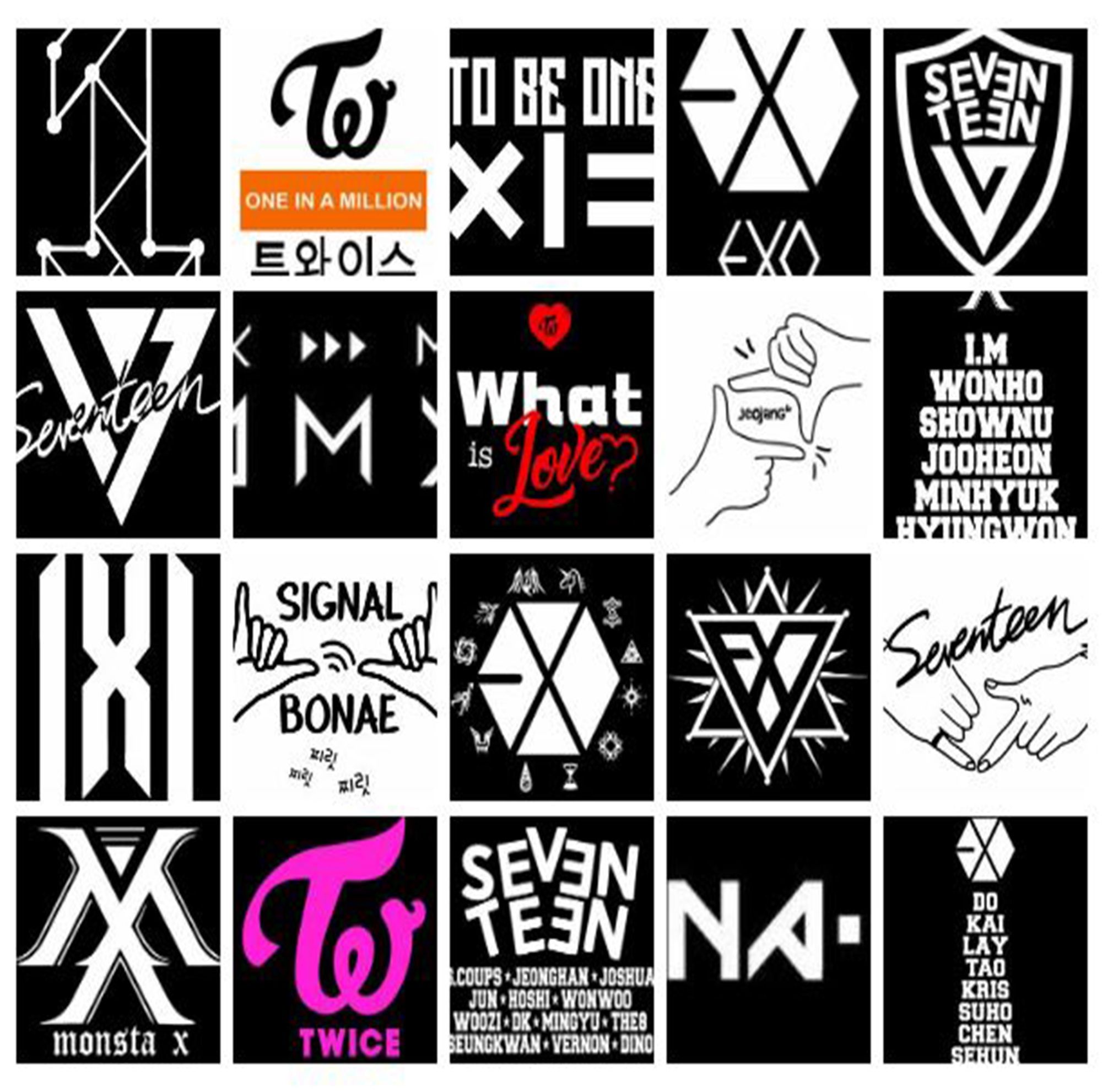 K-pop 20 Vector Pack SVG EPS DXF PDF STUDIO3 JPG PREVIEWS