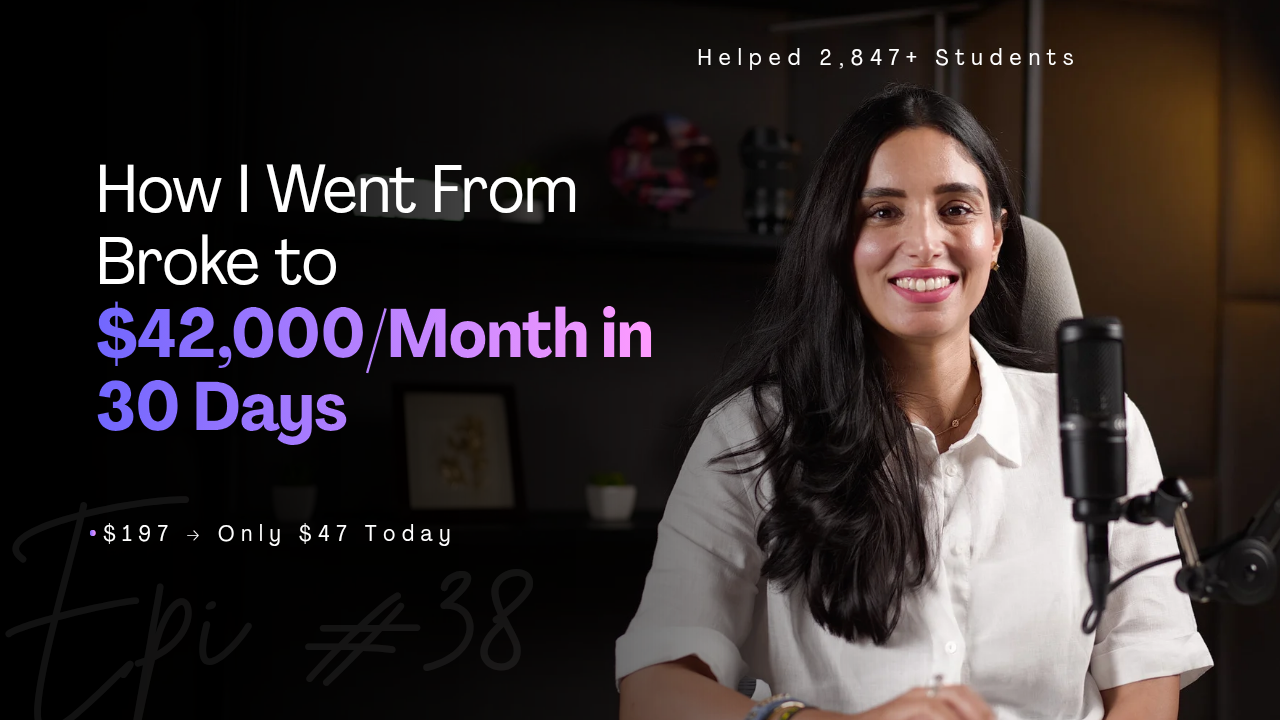 How I Went From Broke To $42,000/Month In 30 Days