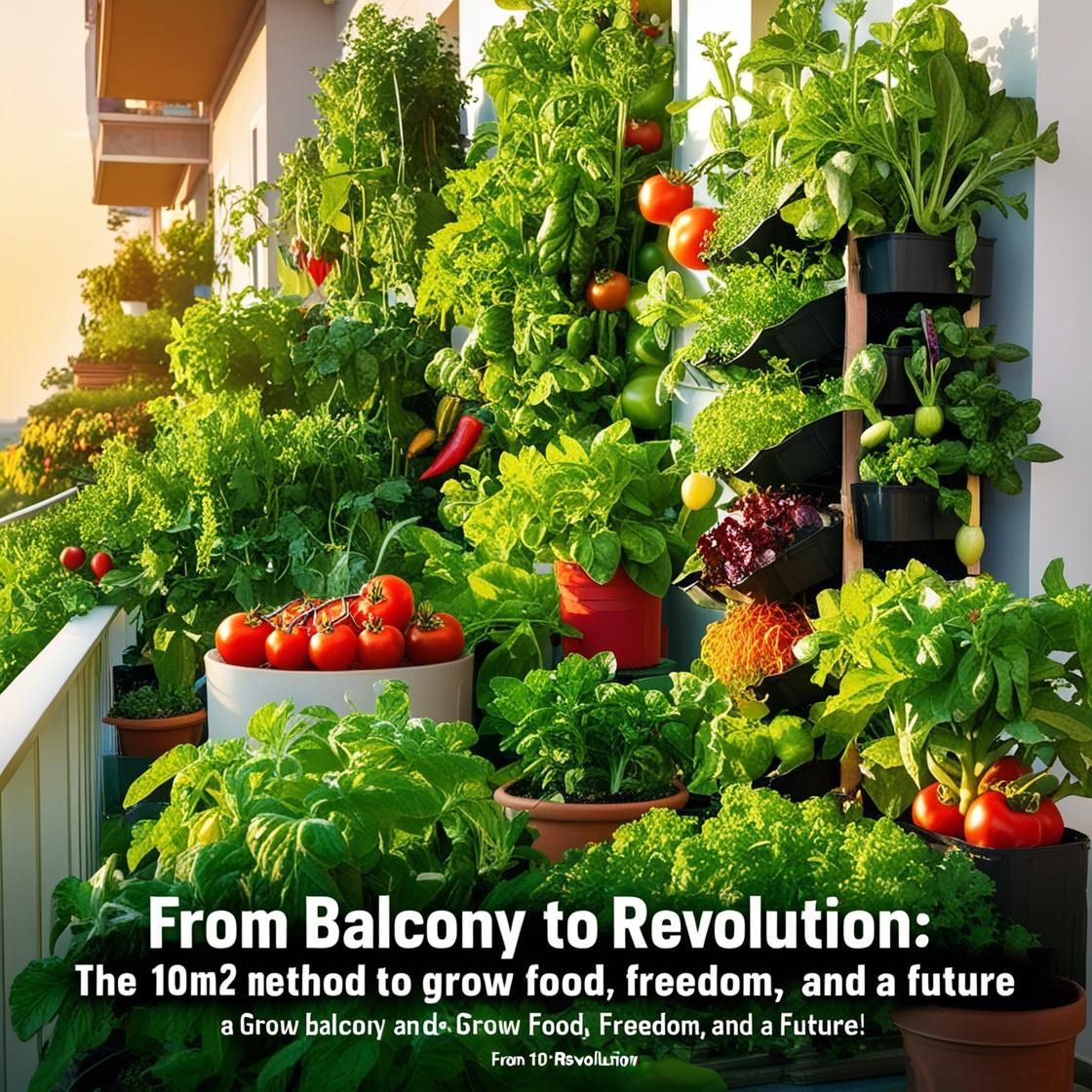 “From Balcony to Revolution: The 10m² Method to Grow Food, Freedom, and a Future”