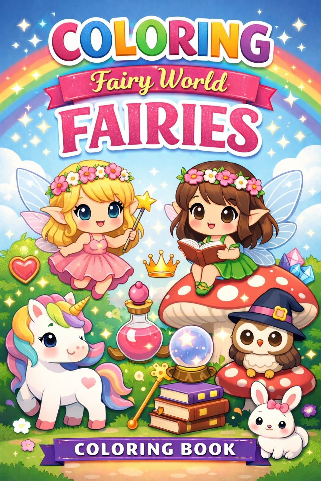 Coloring Book: Fairy World